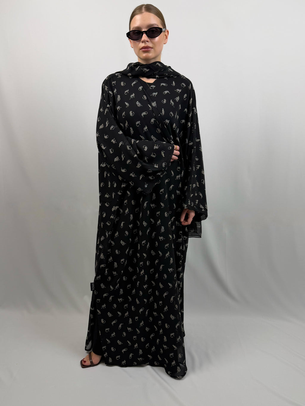 Leopard Flow Abaya 🐆