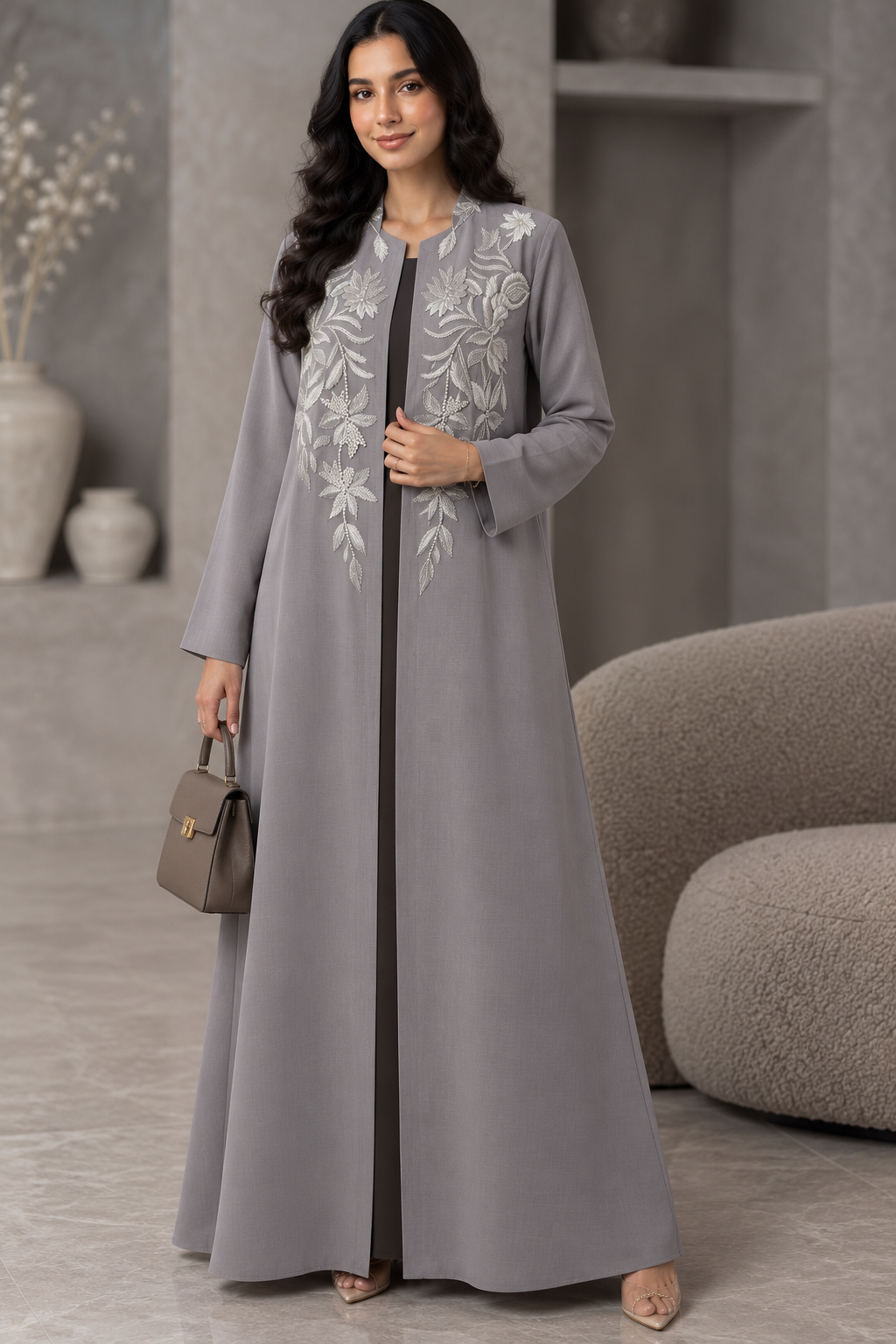 Fleura Thread Abaya
