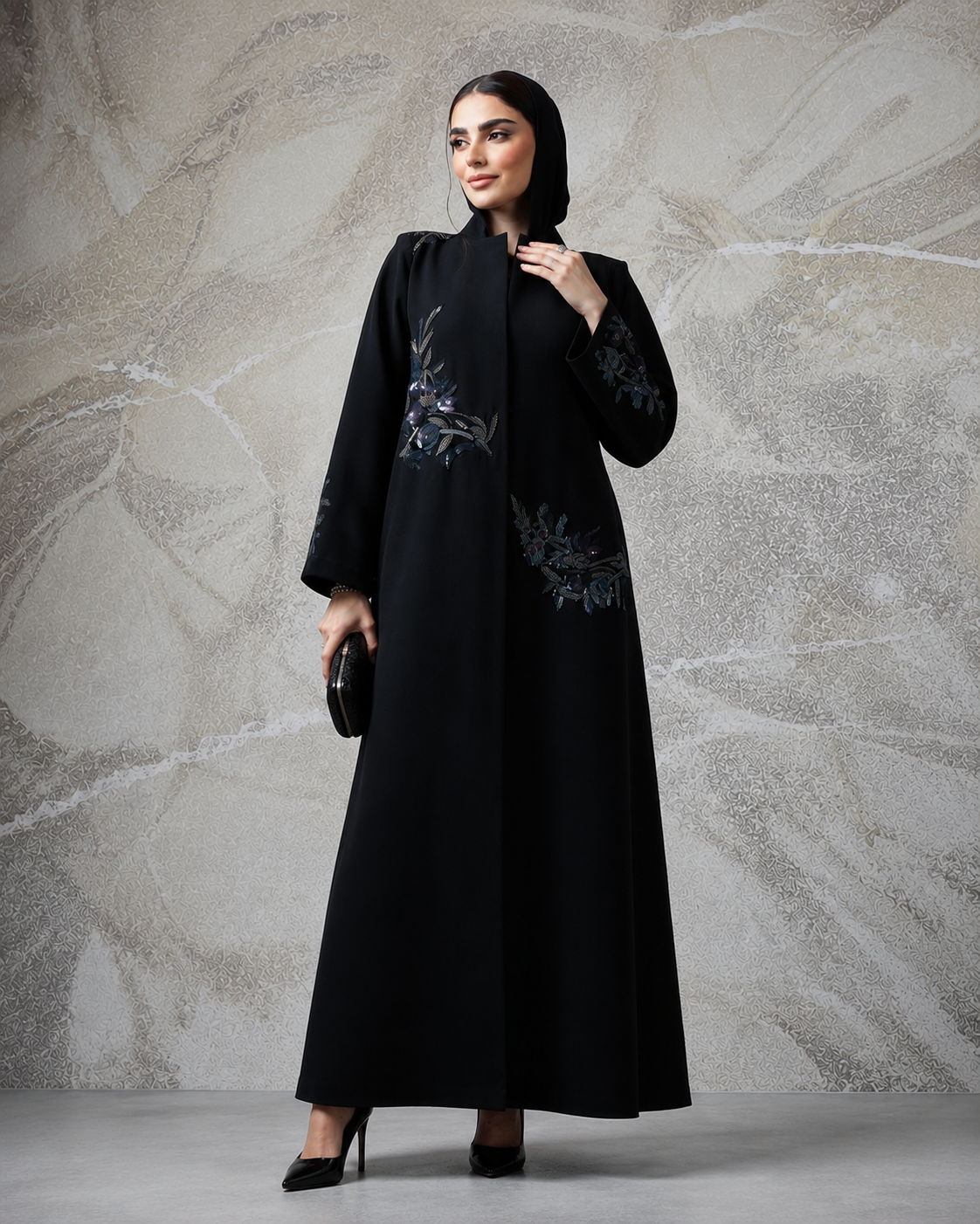 Moonlit Garden Abaya