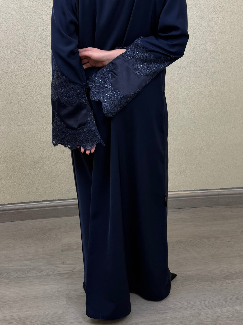 Navy Sparkle Abaya