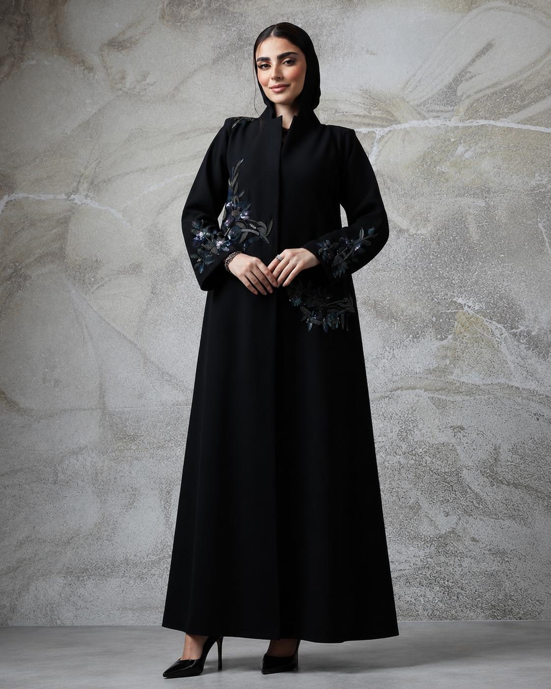 Moonlit Garden Abaya