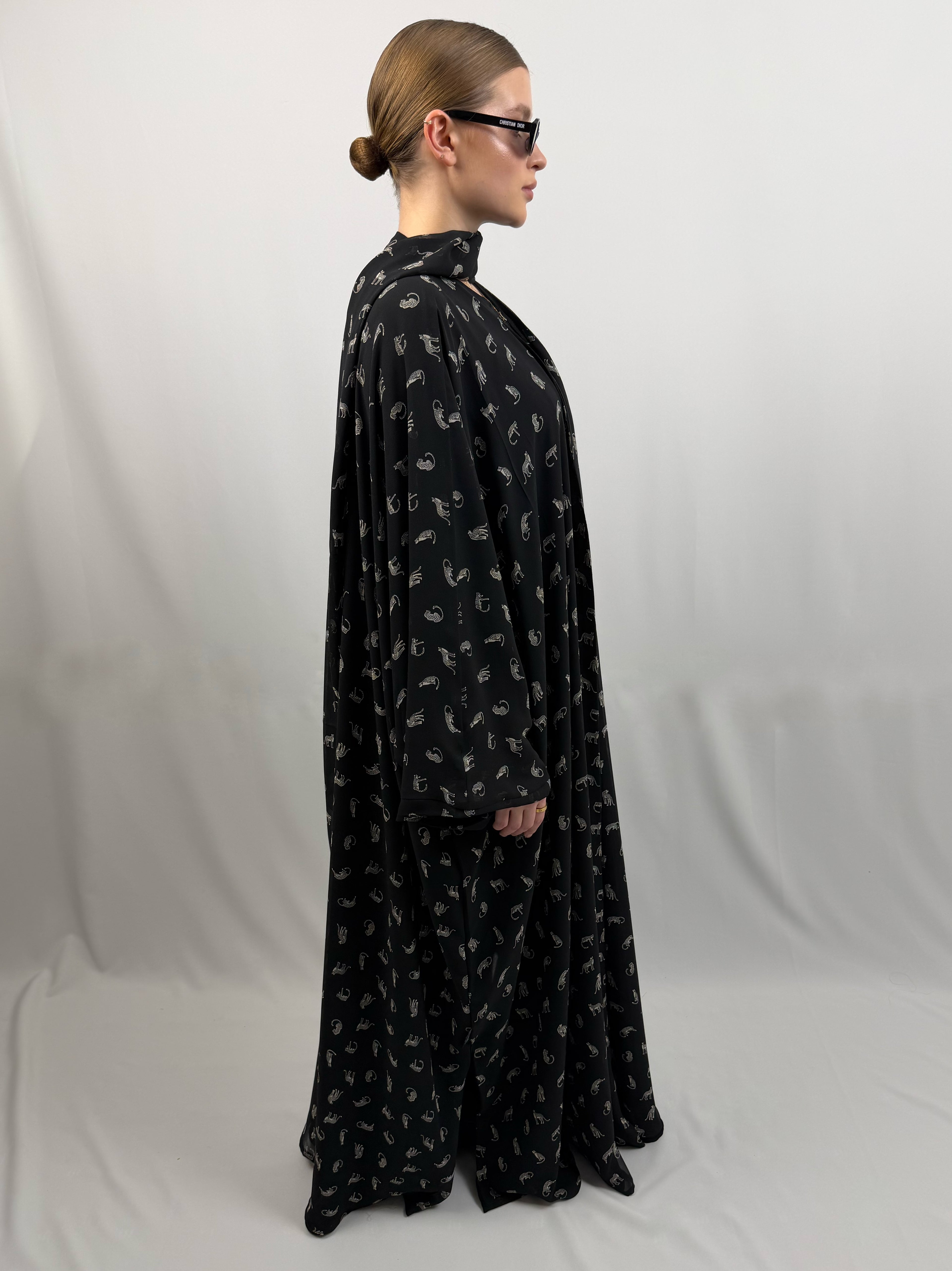Leopard Flow Abaya 🐆