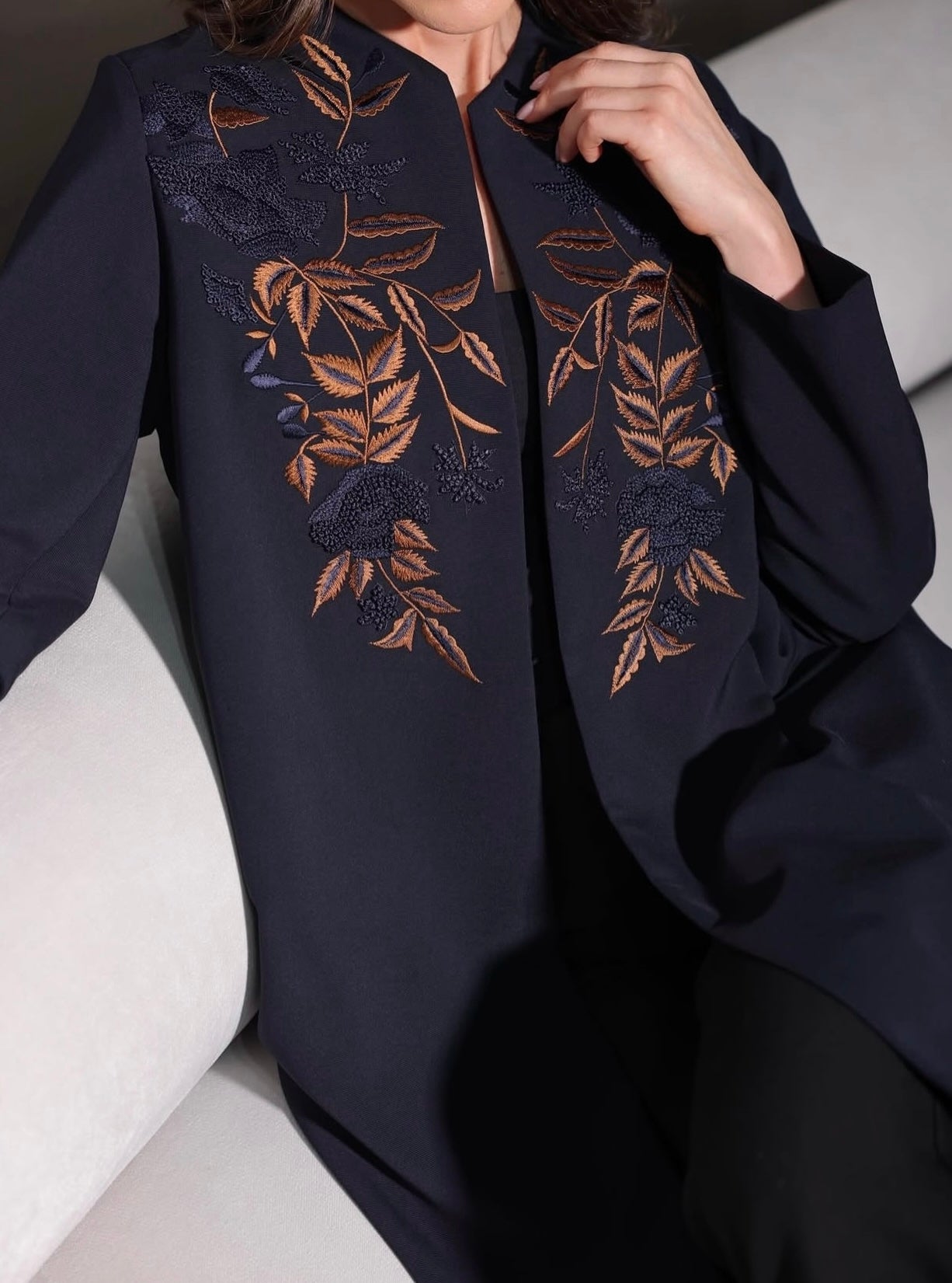 Copper Leaf Abaya