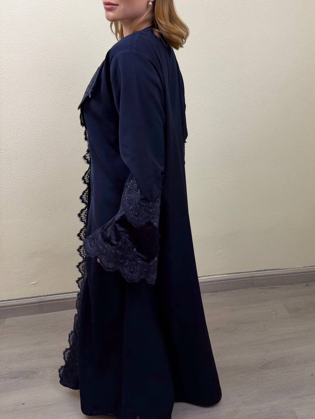 Navy Sparkle Abaya