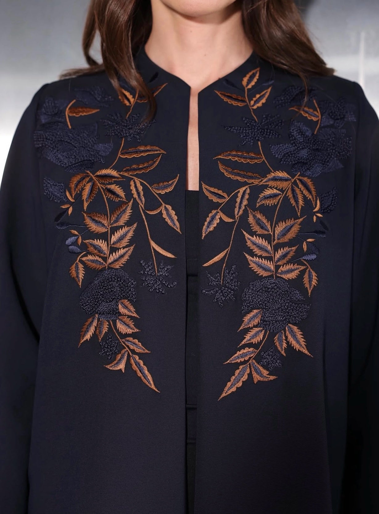 Copper Leaf Abaya