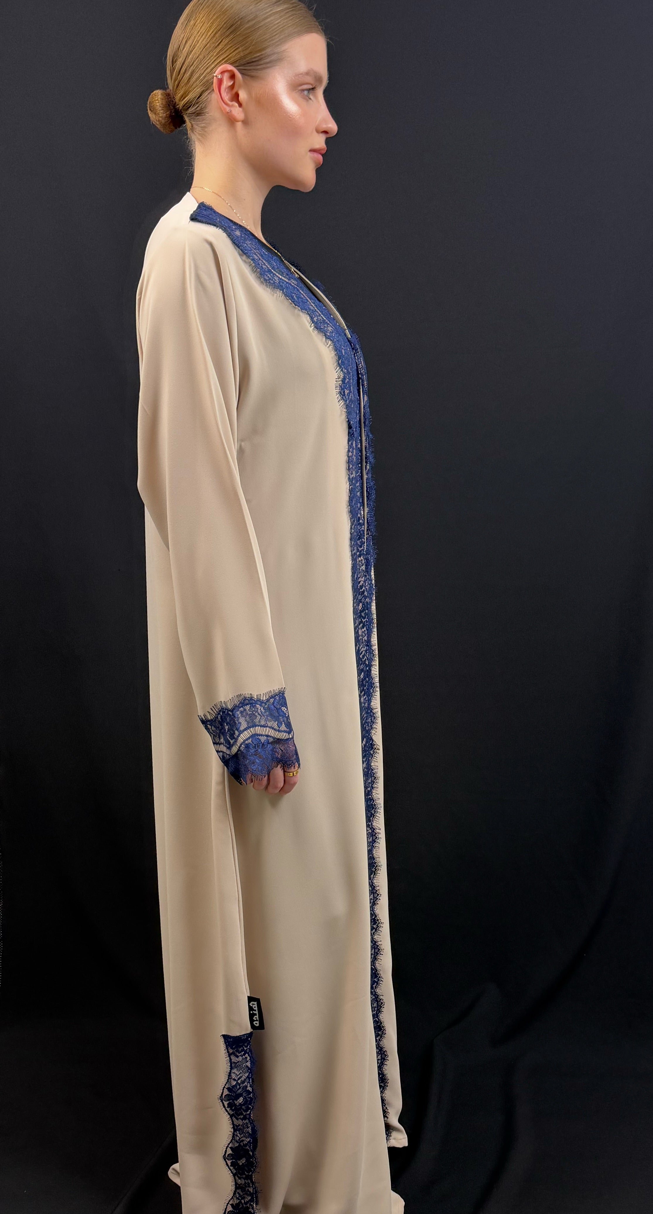 Sand & Navy Abaya