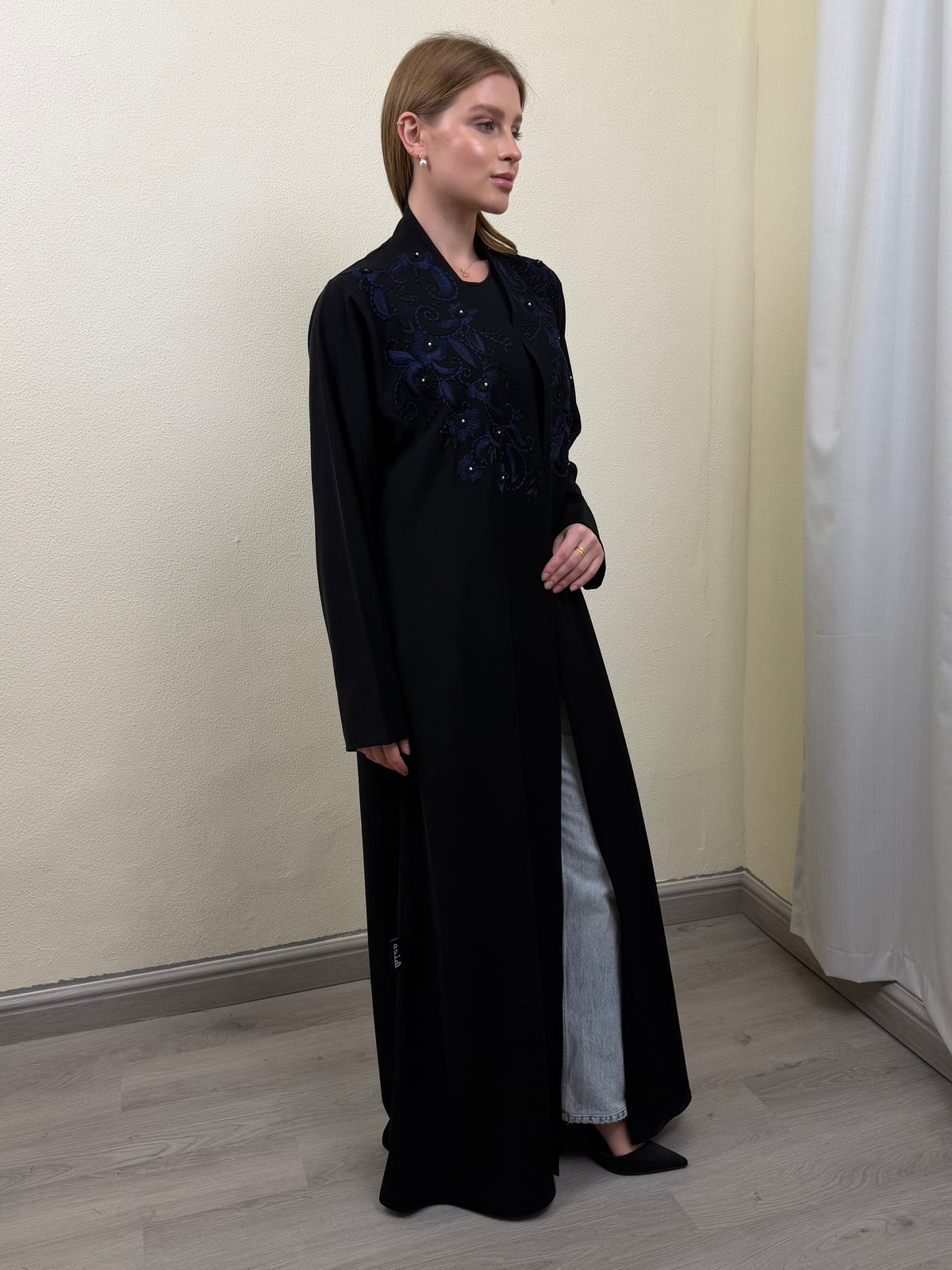 Indigo Petal Abaya
