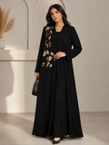 Midnight Flora Abaya
