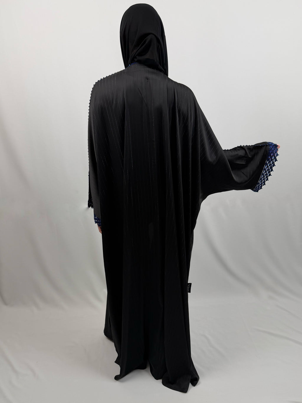 Plum Crochet Abaya