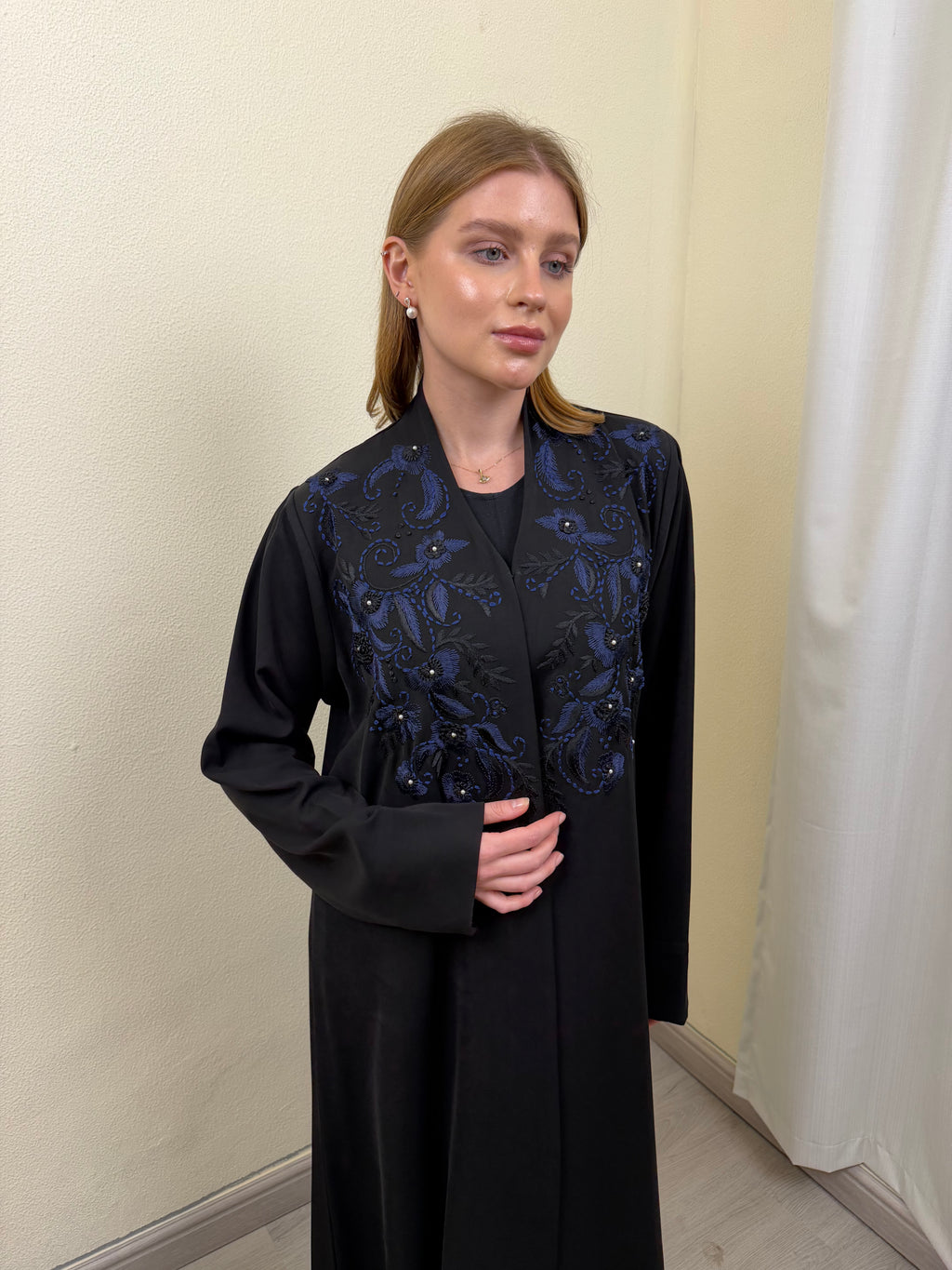 Indigo Petal Abaya