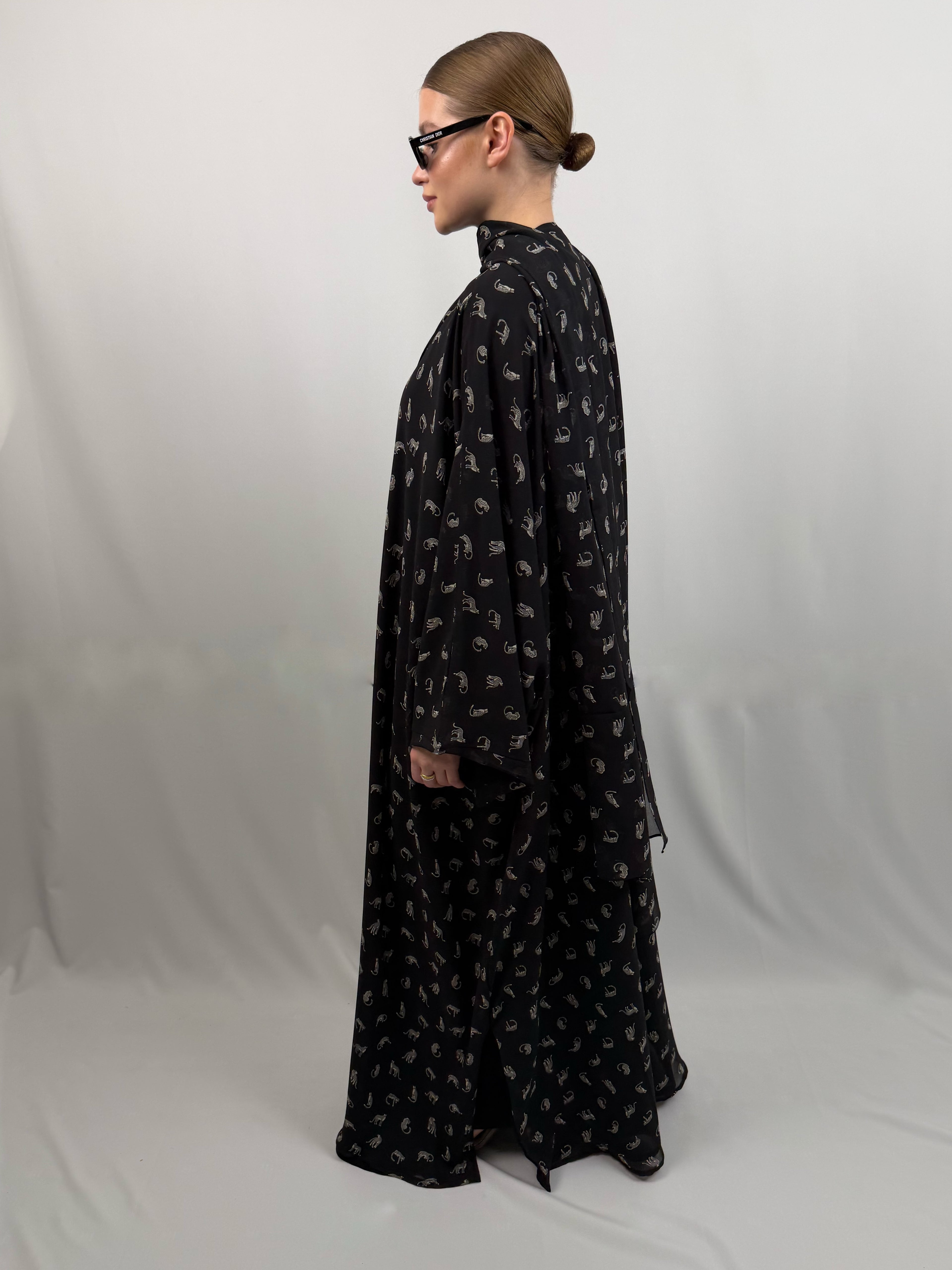 Leopard Flow Abaya 🐆