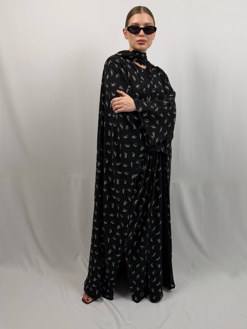 Leopard Flow Abaya 🐆