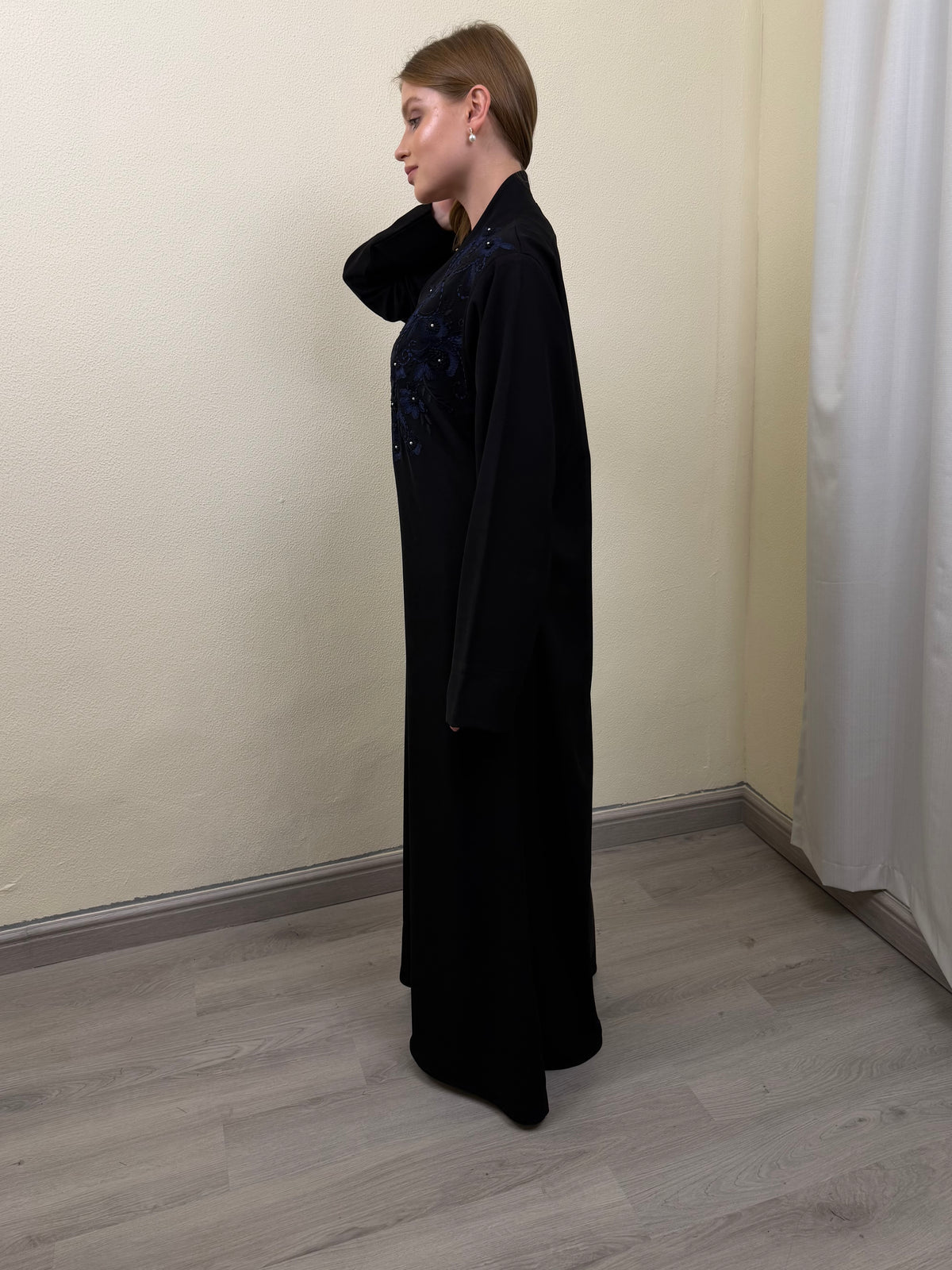 Indigo Petal Abaya