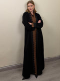 Mocha Lace Abaya