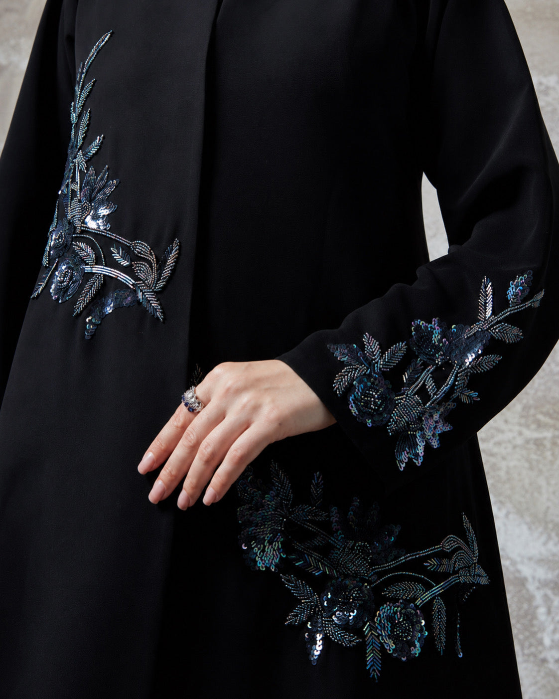 Moonlit Garden Abaya
