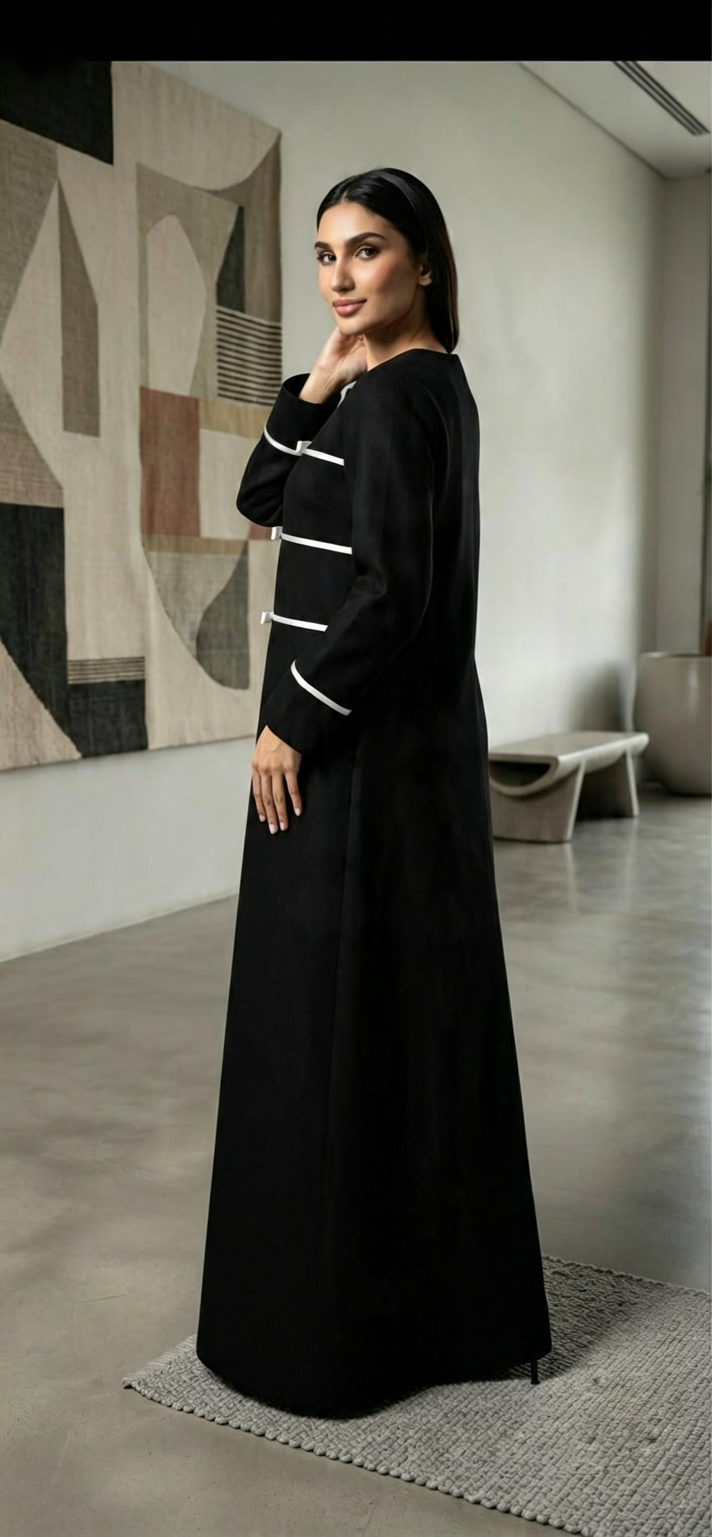 The Bow Abaya
